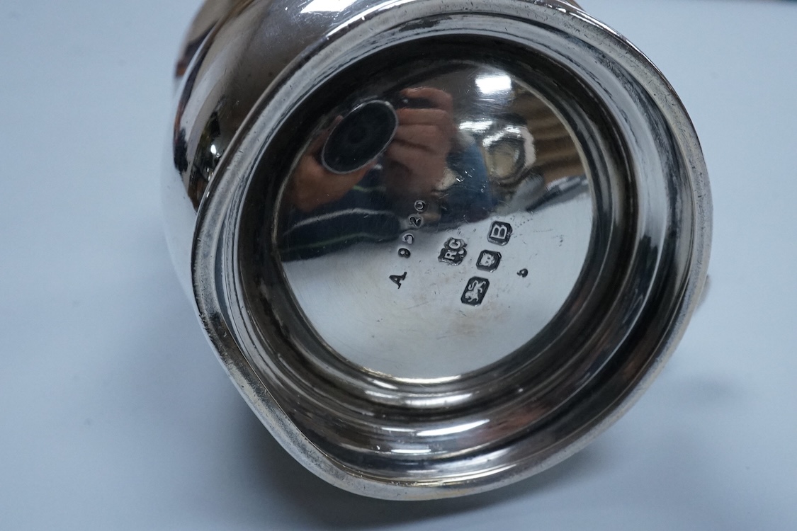 A George VI small silver baluster christening mug, William Comyns & Sons Ltd, London, 1937, height 95mm, 6.8oz.